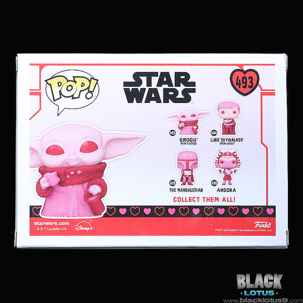 Funko Pop! - Disney+ - Star Wars: The Mandalorian - Valentine's Day - Pink Grogu (The Child) with Cookies