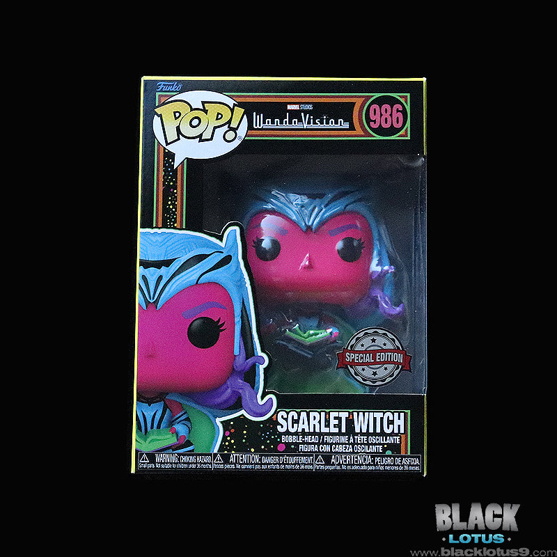 Funko Pop! - Marvel Studios/Disney+ - WandaVision - Blacklight Scarlet Witch