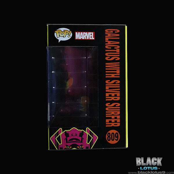 Funko Pop! - Marvel Comics - 10" Black Light Galactus with Silver Surfer (Previews/PX Exclusive)