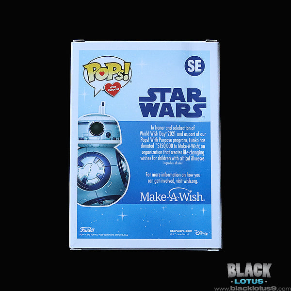 Funko Pop! - Pops! with Purpose - Make-A-Wish - Disney/Star Wars - Blue Metallic BB-8
